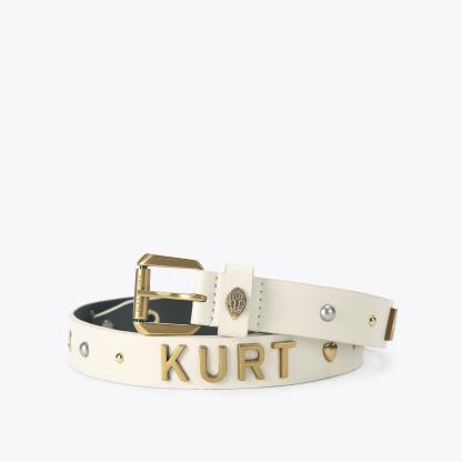 Kurt Geiger London Kurt 30 Belt - White