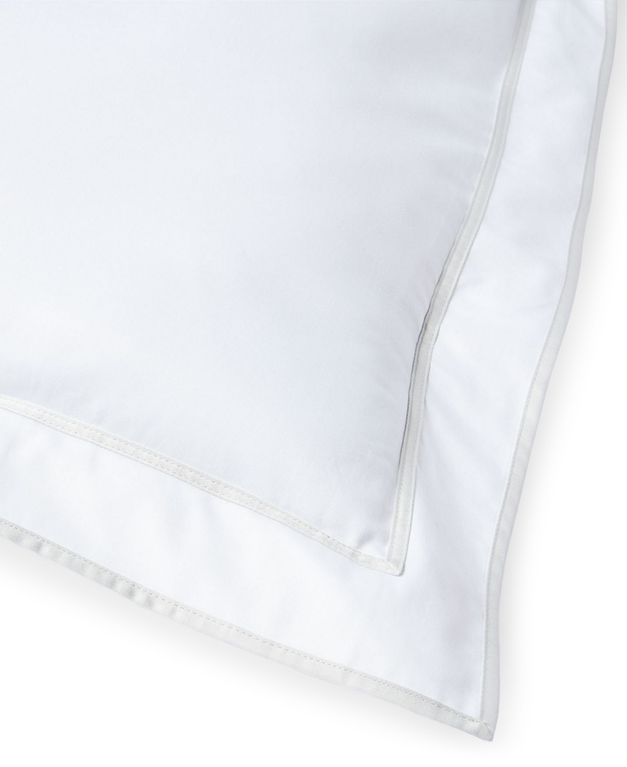 Lauren Ralph Lauren Spencer Sateen Border Duvet Cover, Full/Queen - Soft Grey