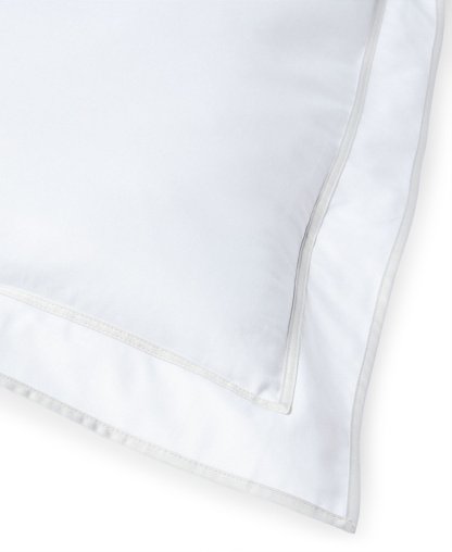 Lauren Ralph Lauren Spencer Sateen Border Duvet Cover, Full/Queen - Soft Grey