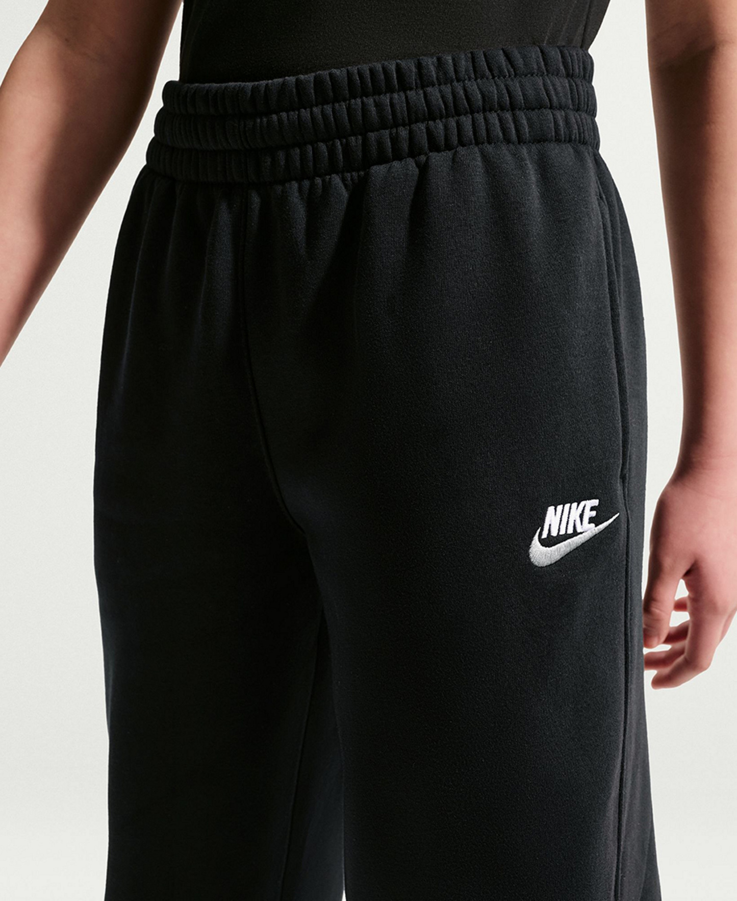 Nike Girls' and Boys' 7-20 Sportswear Loose Open-Hem Pants - Black/wlfg