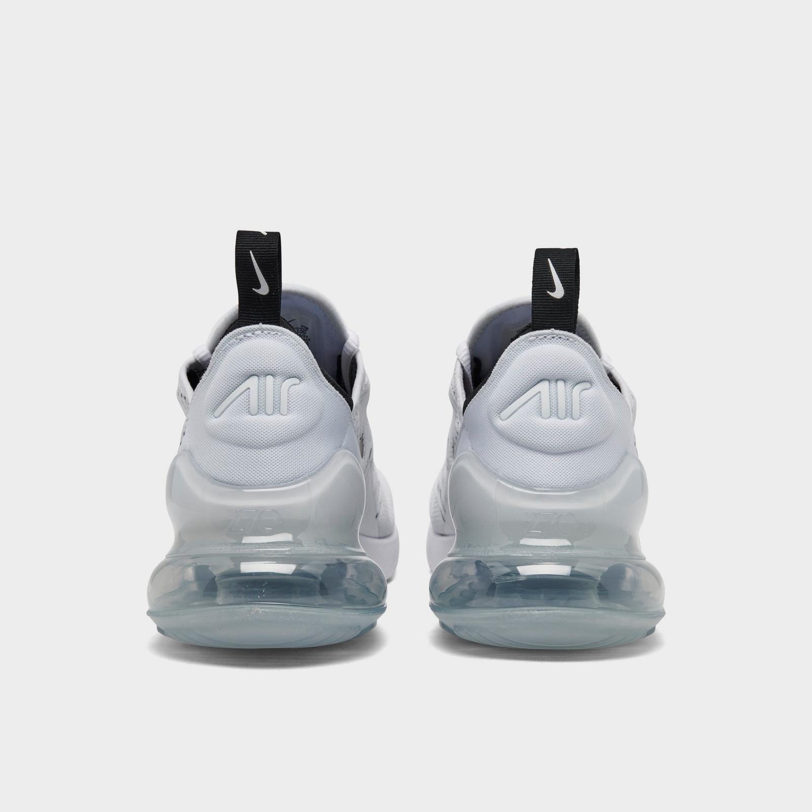 Women's Nike Air Max 270 Casual Shoes - White/Black/White