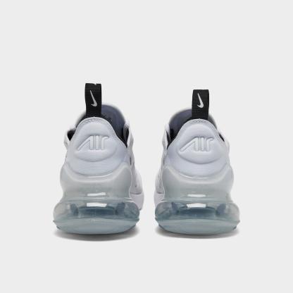 Women's Nike Air Max 270 Casual Shoes - White/Black/White