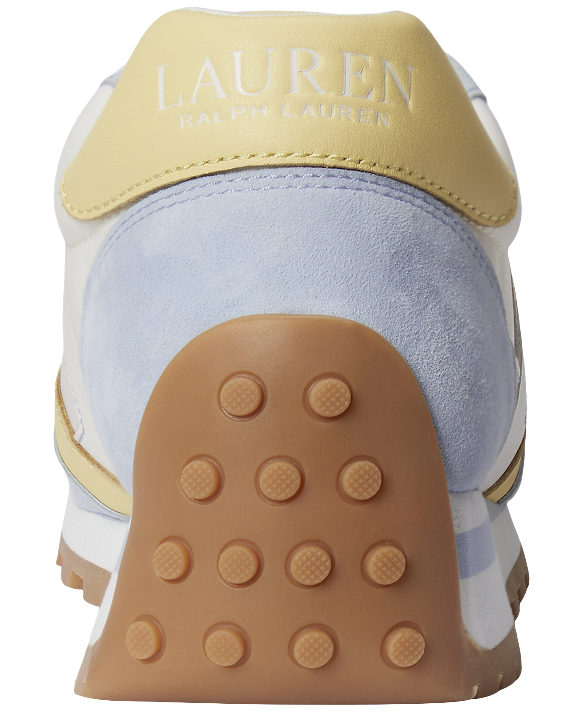 Lauren Ralph Lauren Women's Dani Color-Blocked Lace-Up Sneakers - Alpine Blue/Lemon Sorbet/Snow White