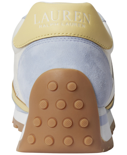 Lauren Ralph Lauren Women's Dani Color-Blocked Lace-Up Sneakers - Alpine Blue/Lemon Sorbet/Snow White