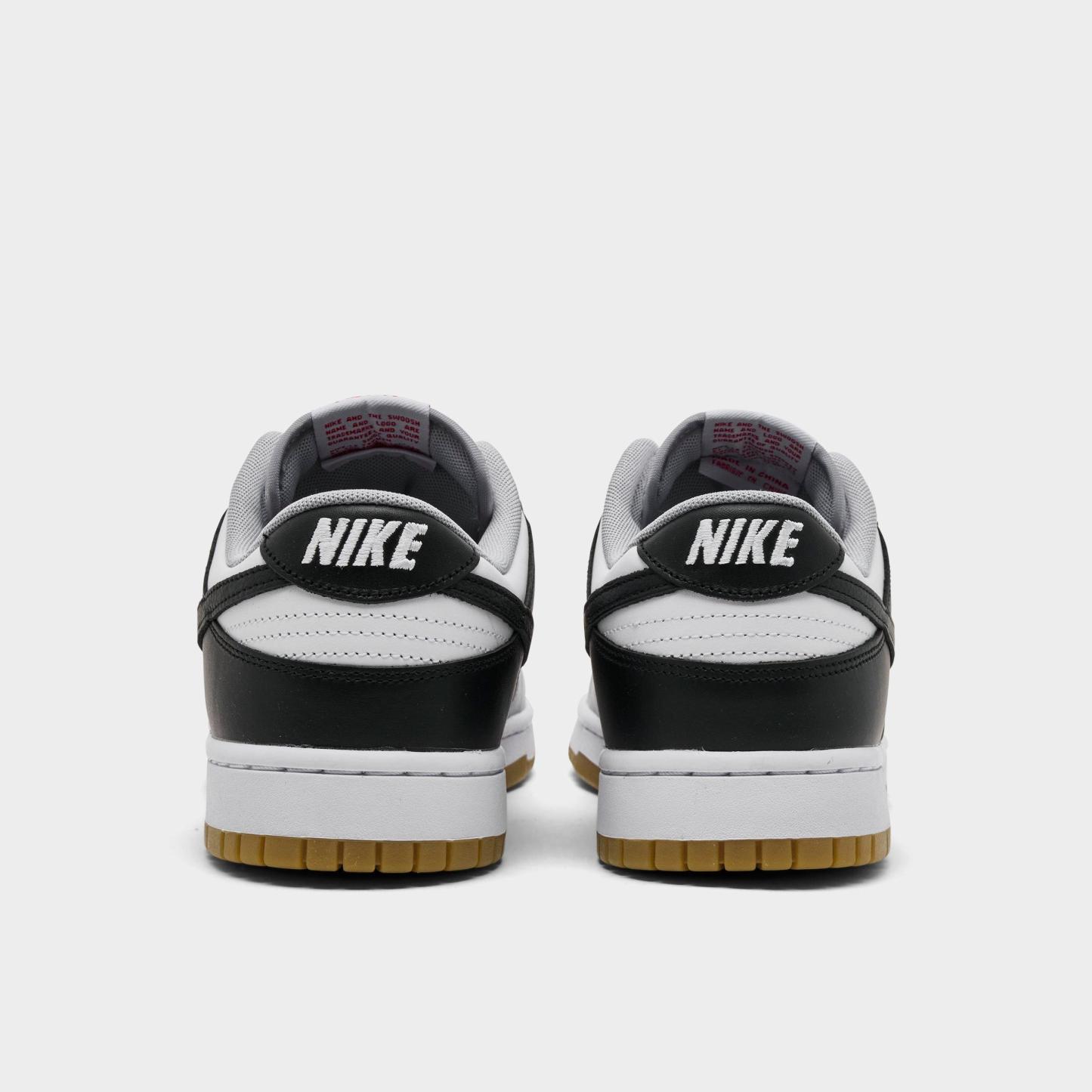 Men's Nithtke Dunk Low Retro Casual Shoes - Part 1 - Wolf Grey/Black/White - Back view