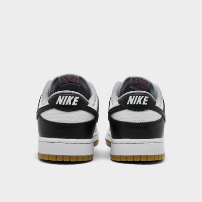 Men's Nithtke Dunk Low Retro Casual Shoes - Part 1 - Wolf Grey/Black/White - Back view