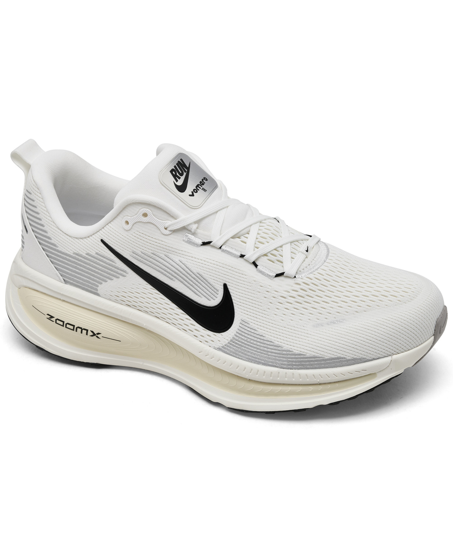 Nike Men's Vomero 18 Running Sneakers from Finish Line - Summit White, Black