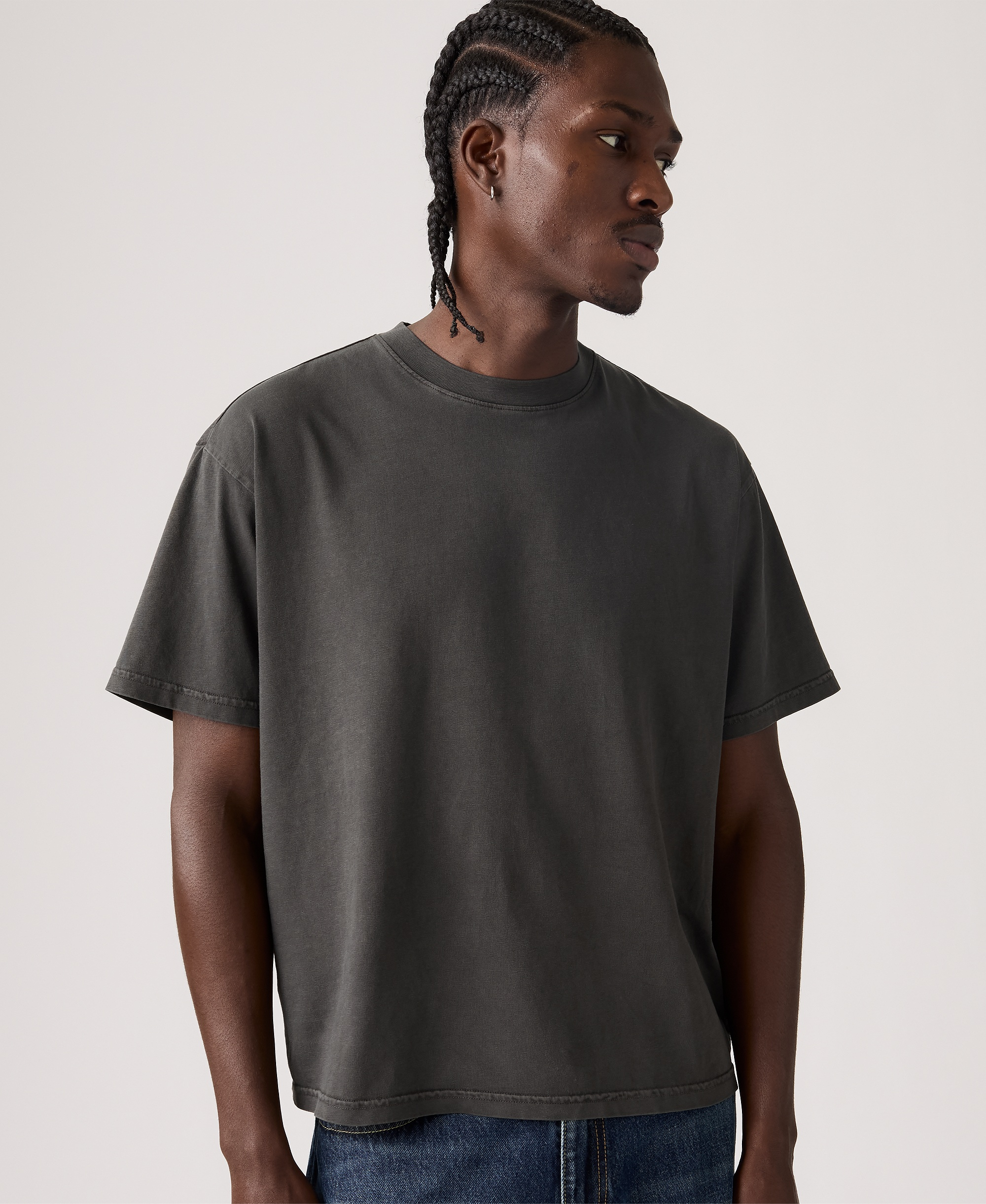 Levi's Men's Classic Cropped Boxy Short-Sleeve T-Shirt - Phantom