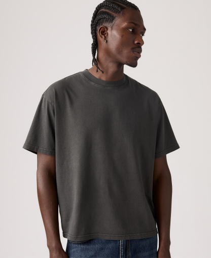 Levi's Men's Classic Cropped Boxy Short-Sleeve T-Shirt - Phantom
