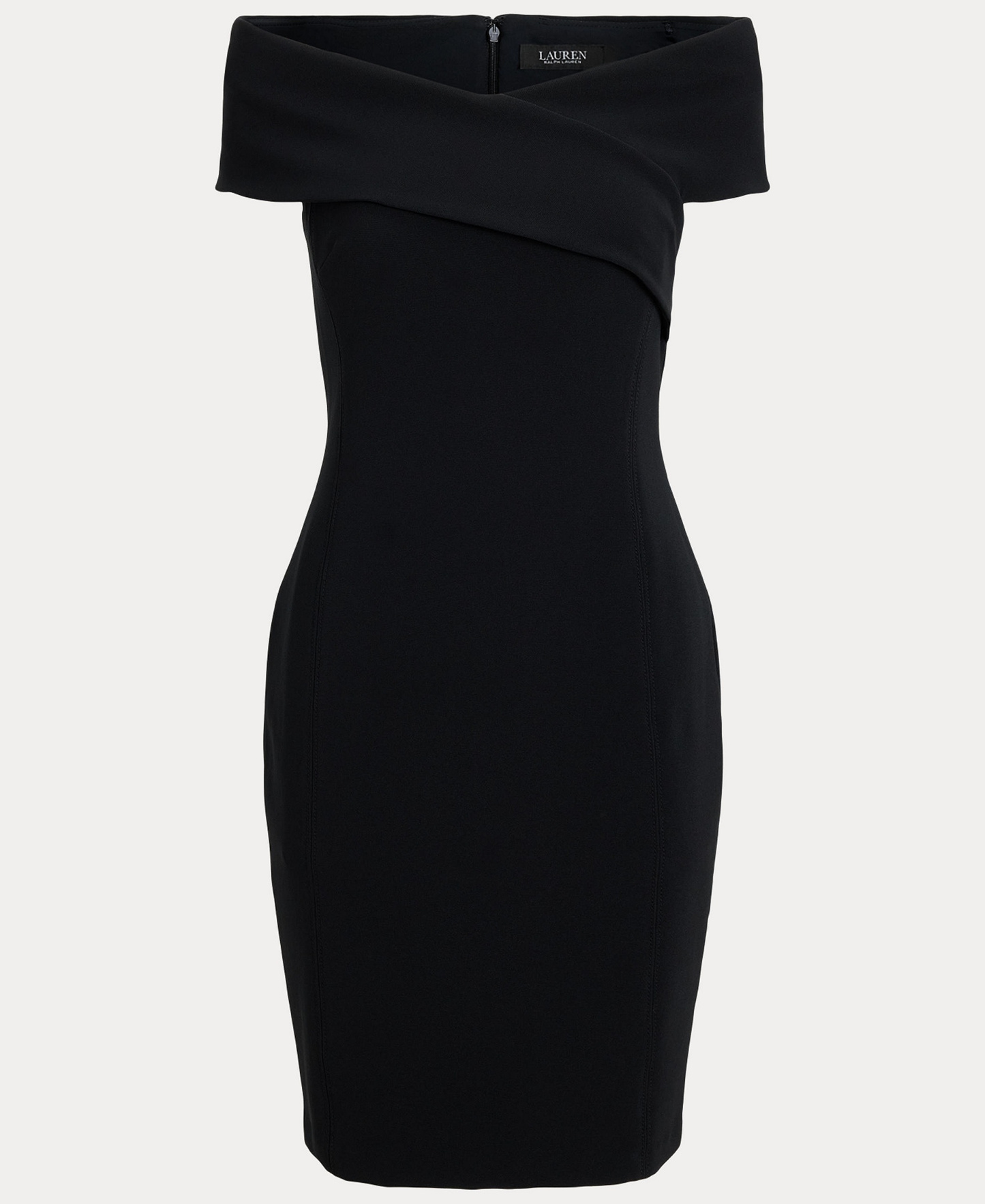 Lauren Ralph Lauren Women's Faille Off-the-Shoulder Cocktail Dress - Black