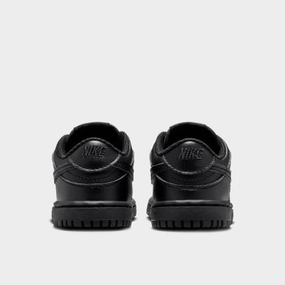 Kids' Toddler Nithtke Dunk Low Casual Shoes - Black - Back view