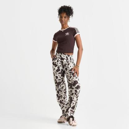 Women's adidas Originals adicolor 3-Stripes Baby T-Shirt - Aurora Coffee/Sandy Pink - view 2