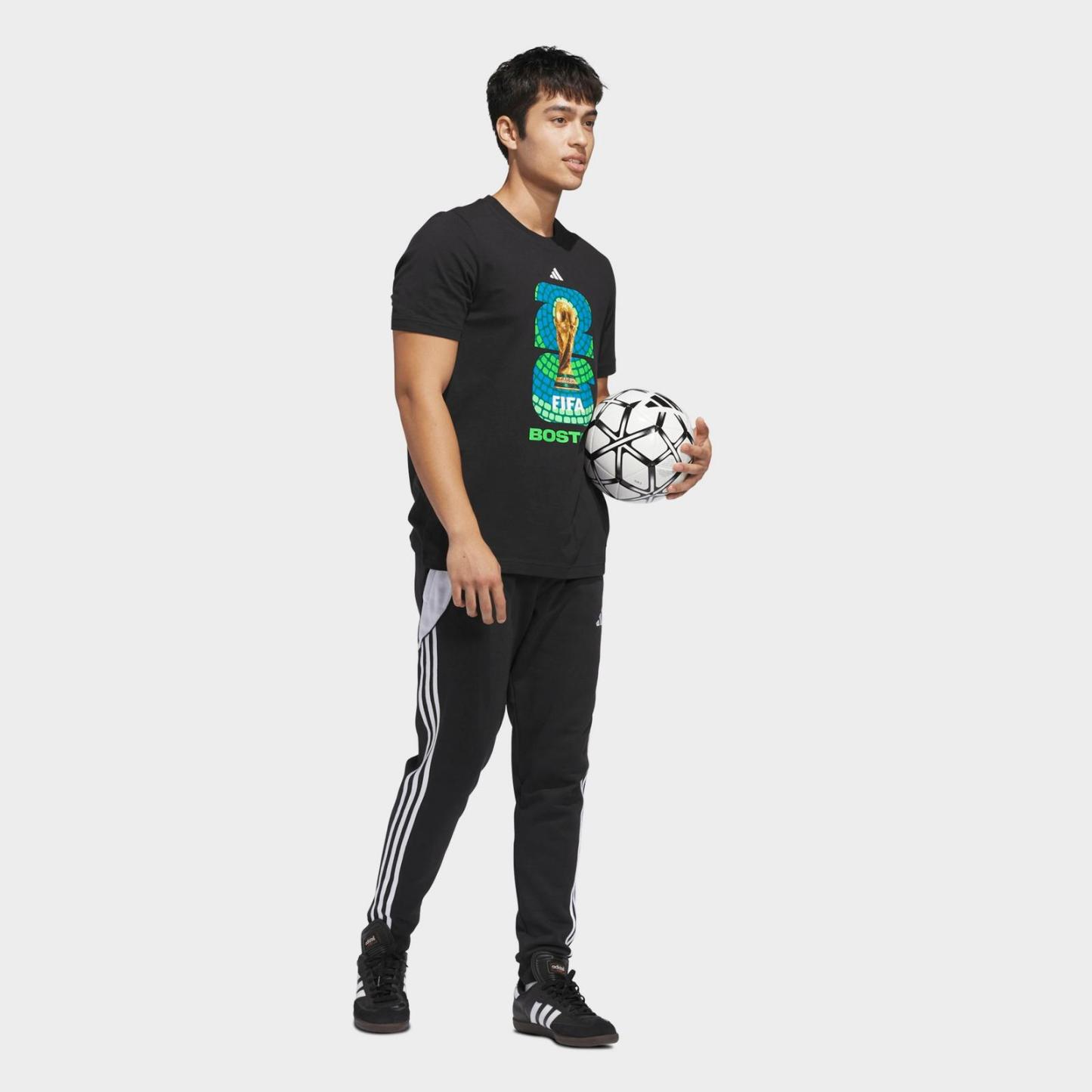 Men's adidas Soccer FIFA World Cup 26™ Host City Boston Graphic T-Shirt - Black - view 2