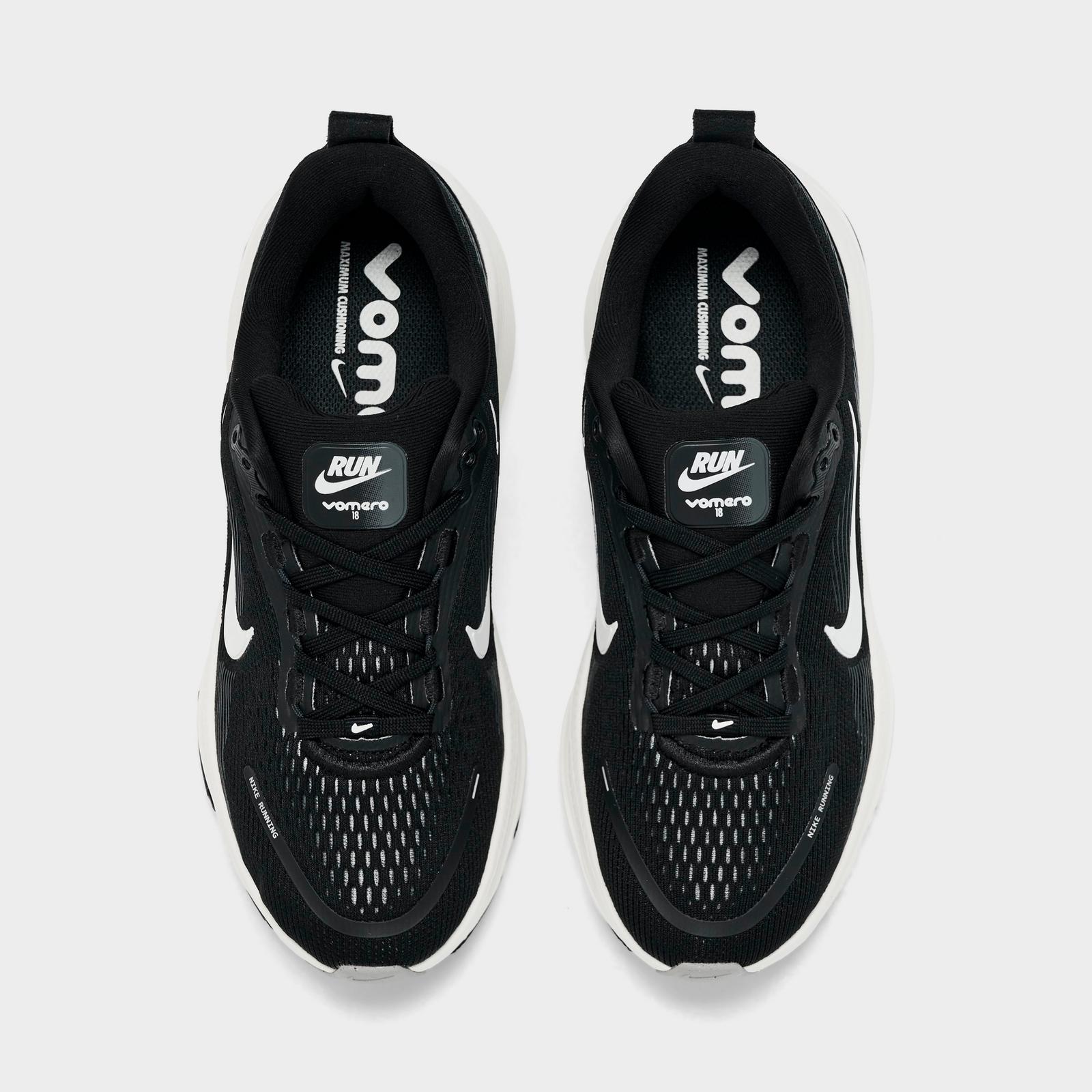 Big Kids' Nike Vomero 18 Running Shoes - Black/Summit White
