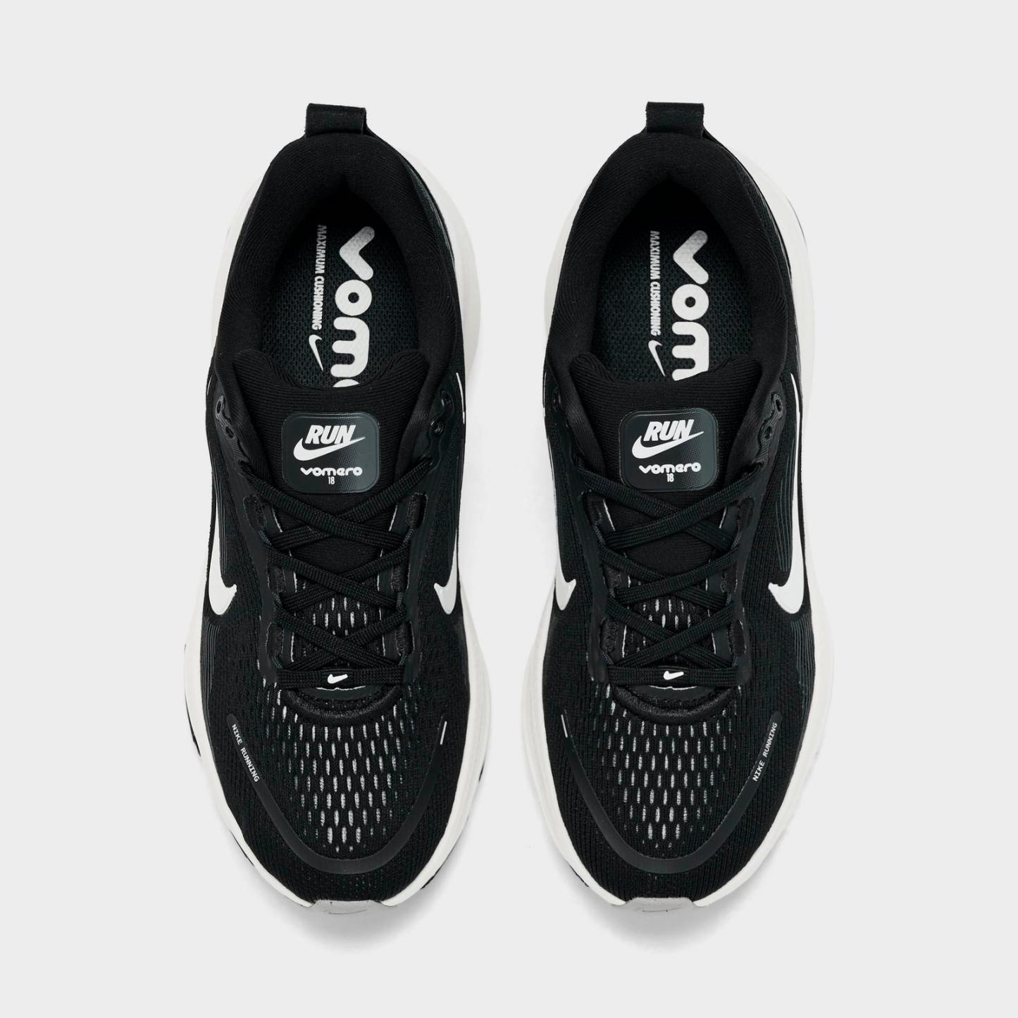Big Kids' Nike Vomero 18 Running Shoes - Black/Summit White