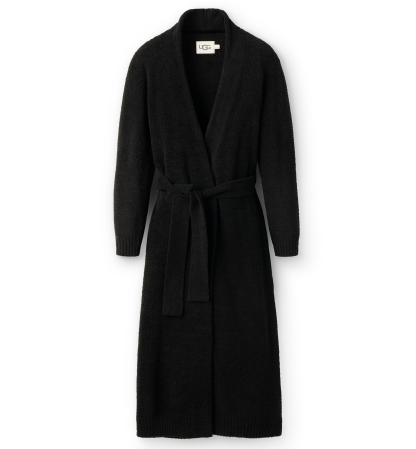 UGG Women's Lenny II Knit Robe - Black