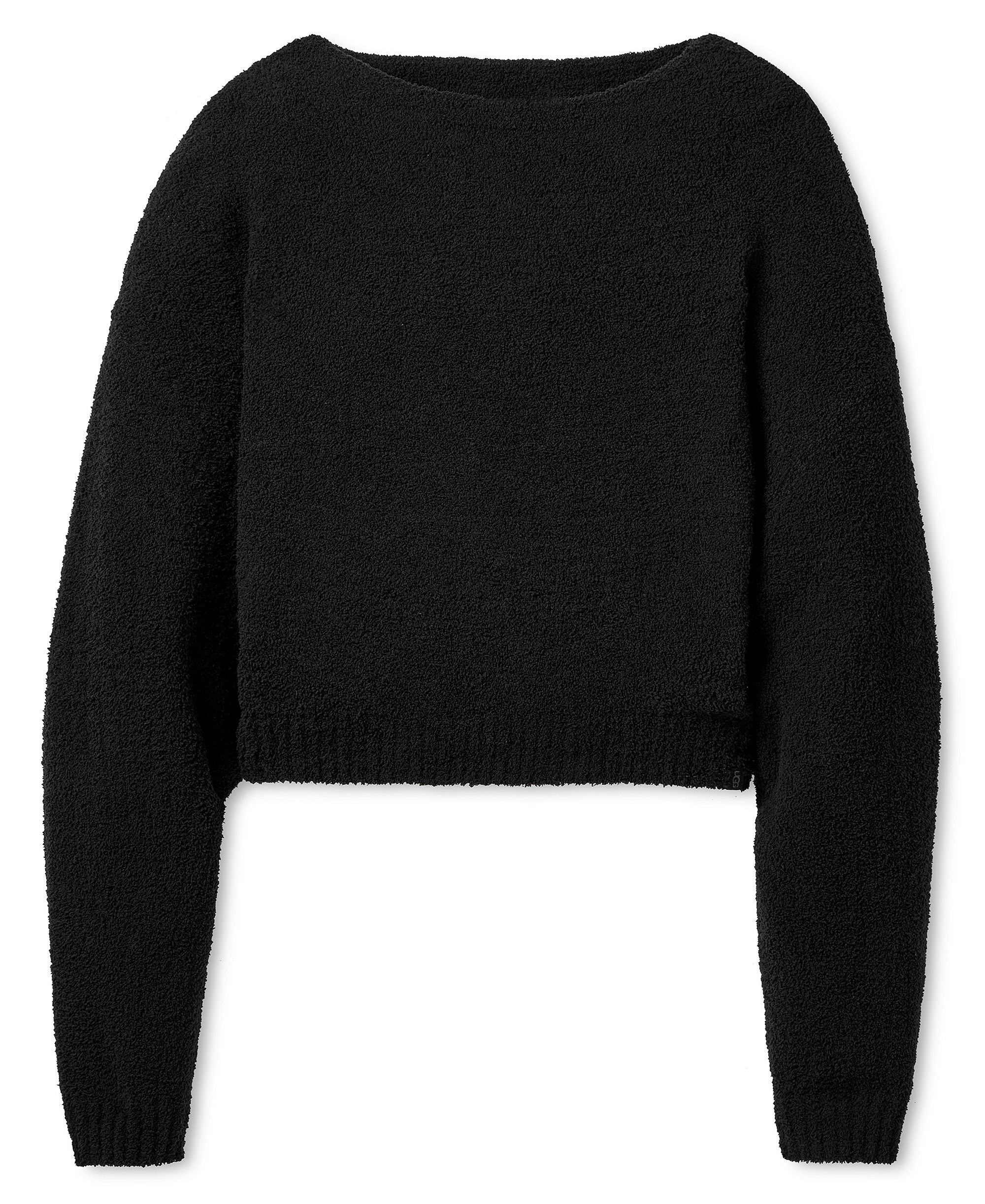 UGG Women's Novalie Slouchy Boat Neck Lounge Top - Black