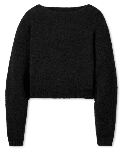 UGG Women's Novalie Slouchy Boat Neck Lounge Top - Black