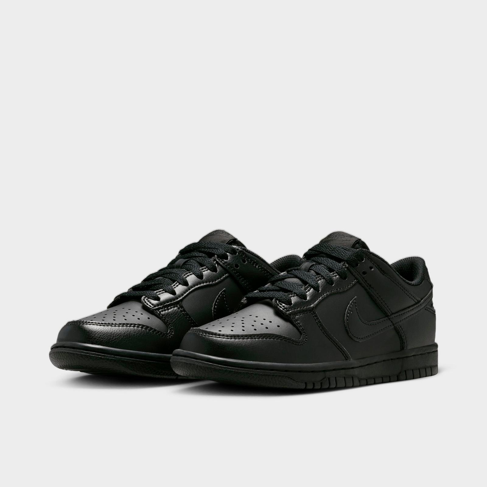 Big Kids' Nike Dunk Low Casual Shoes - Black (IU7766-009)