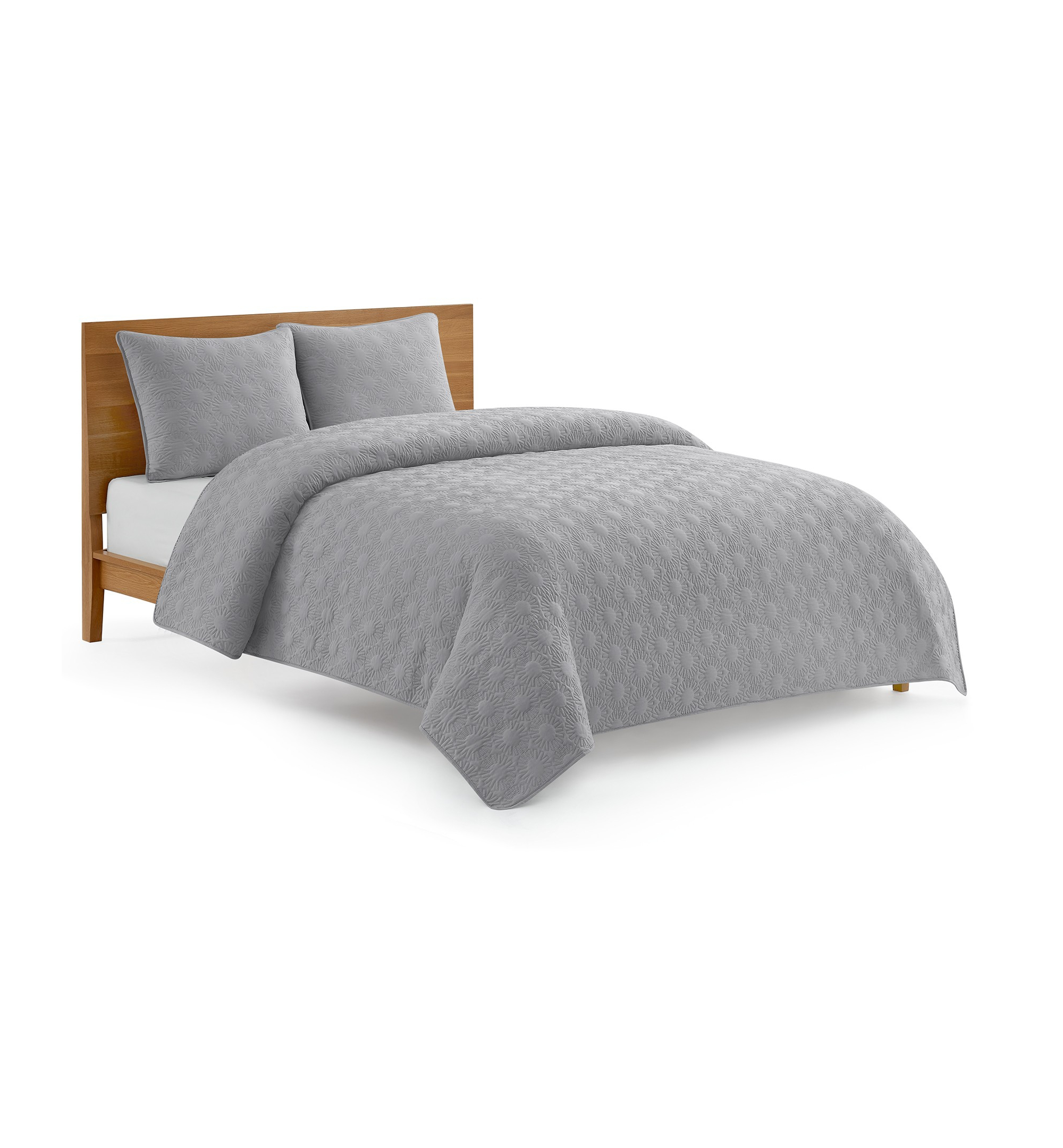 UGG® Devon Sun Logo Quilt Set - Gray