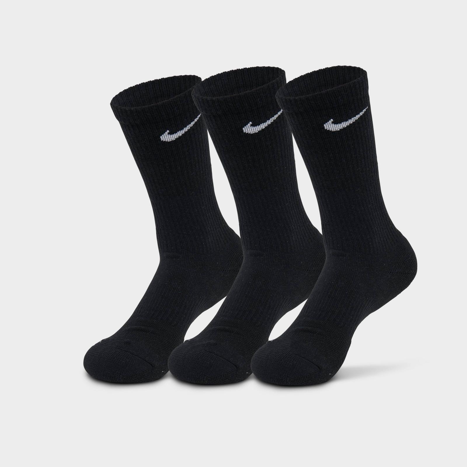 Nike Everyday Cushioned Training Crew Socks (3-Pack) - White/Black (SX7664-010)