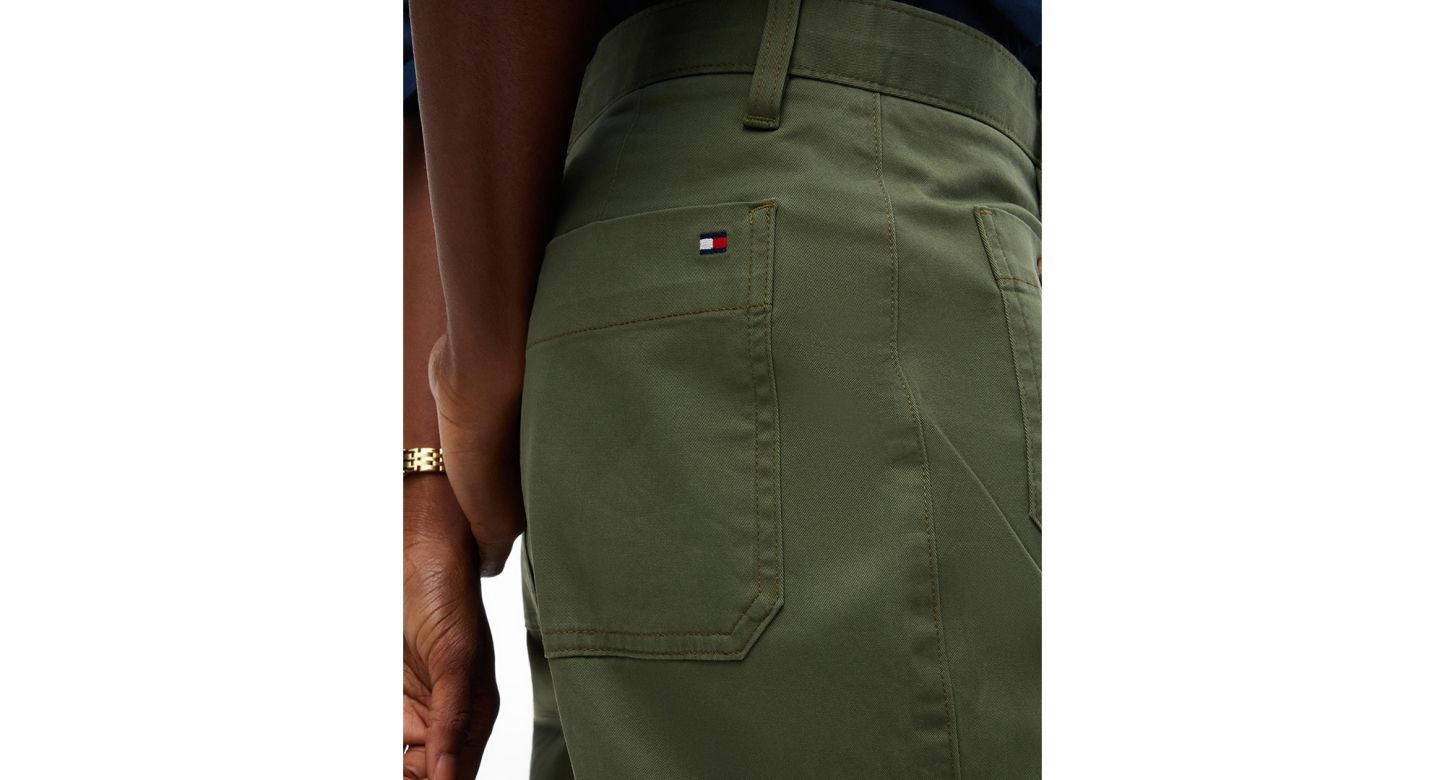Tommy Hilfiger Women's Twill Patch Pocket Chinos Pants - Utility Olive