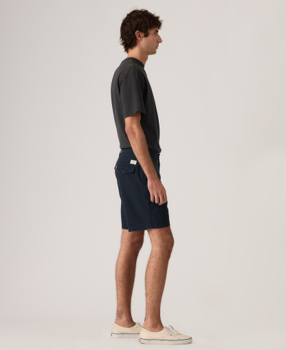 Levi's Premium Men's Authentic Regular-Fit 8" Chino Shorts - Navy Plaid