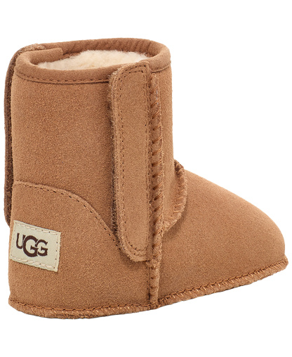 UGG® Baby Classic Round Toe Booties - Chestnut