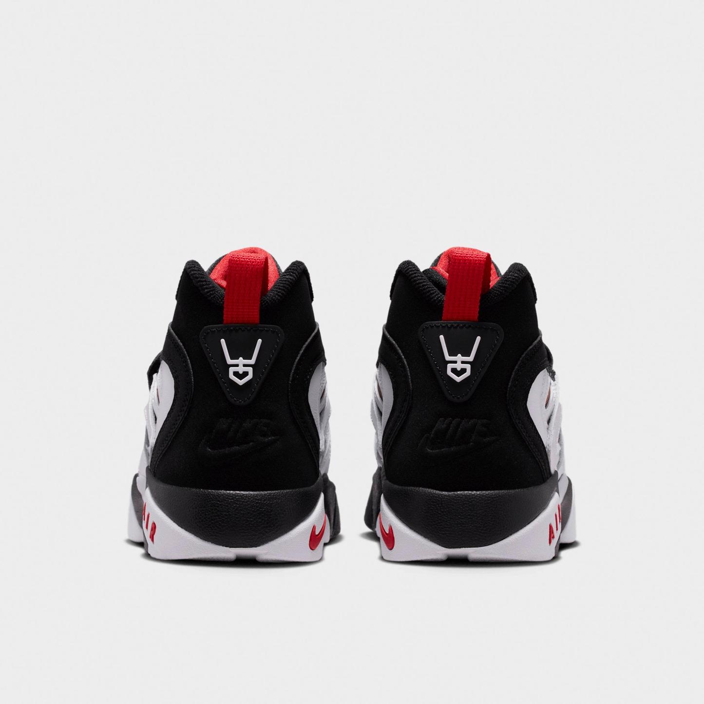 Big Kids' Nithtke Diamond Turf 2 Casual Shoes - Black/Fire Red/White/Metallic Gold - Back view
