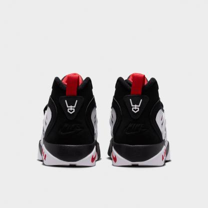 Big Kids' Nithtke Diamond Turf 2 Casual Shoes - Black/Fire Red/White/Metallic Gold - Back view