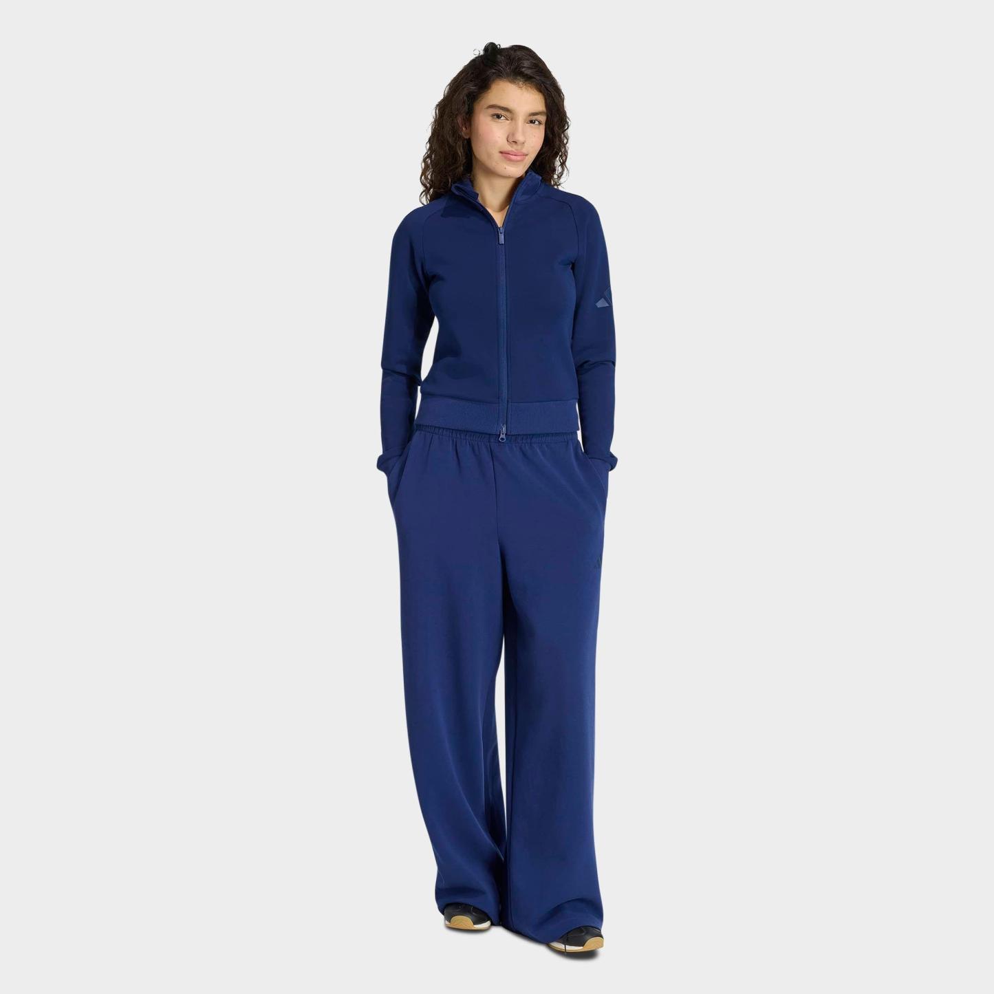 Women's adidas Sportswear Soft Lux Straight Leg Pants - Dark Blue