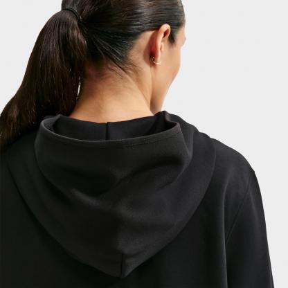Women's Nithtke Studio Fleece Sport Dri-FIT Pullover Hoodie - Black/White