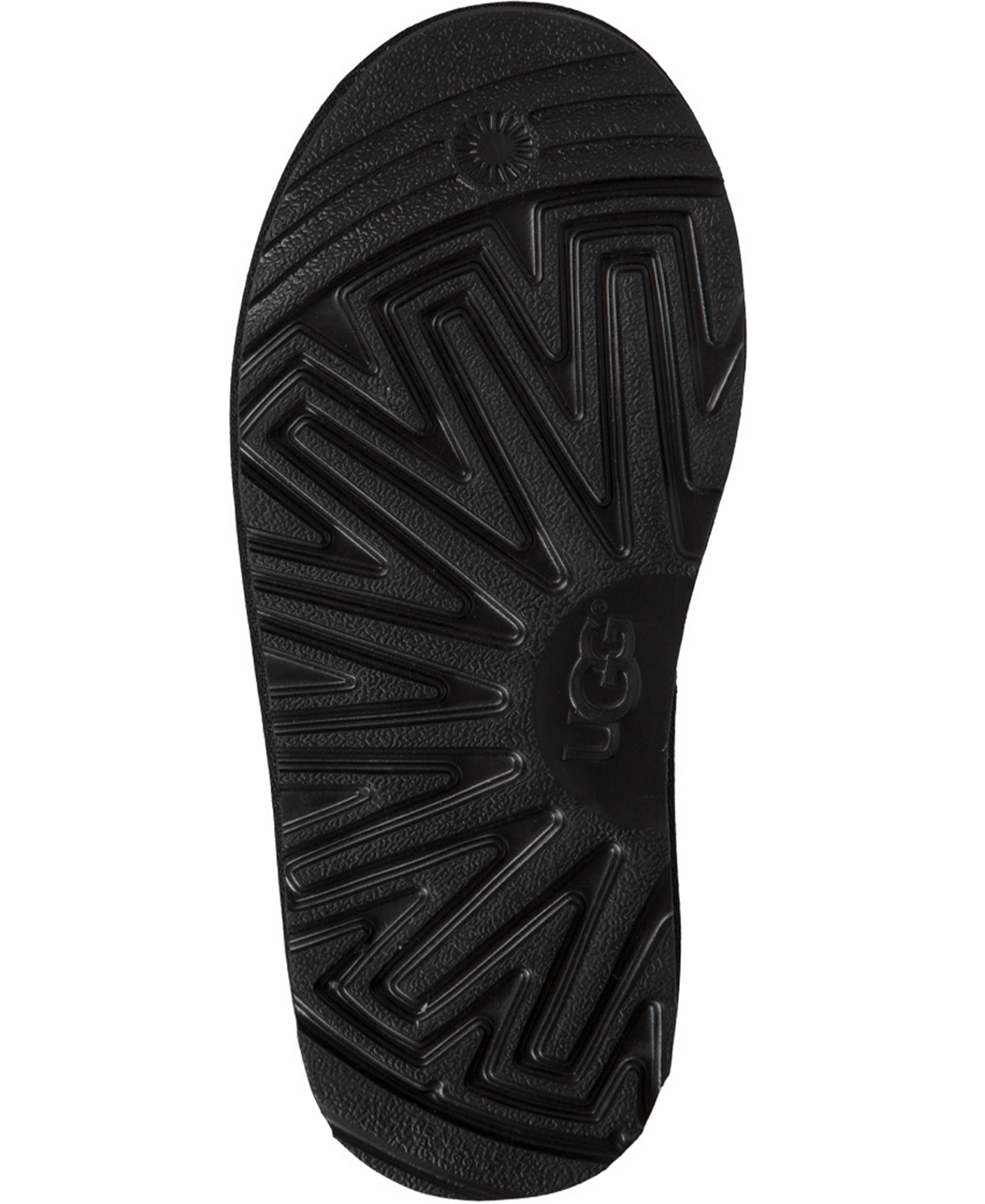 UGG® Kids Tasman II Clog Round Toe Slippers - Black