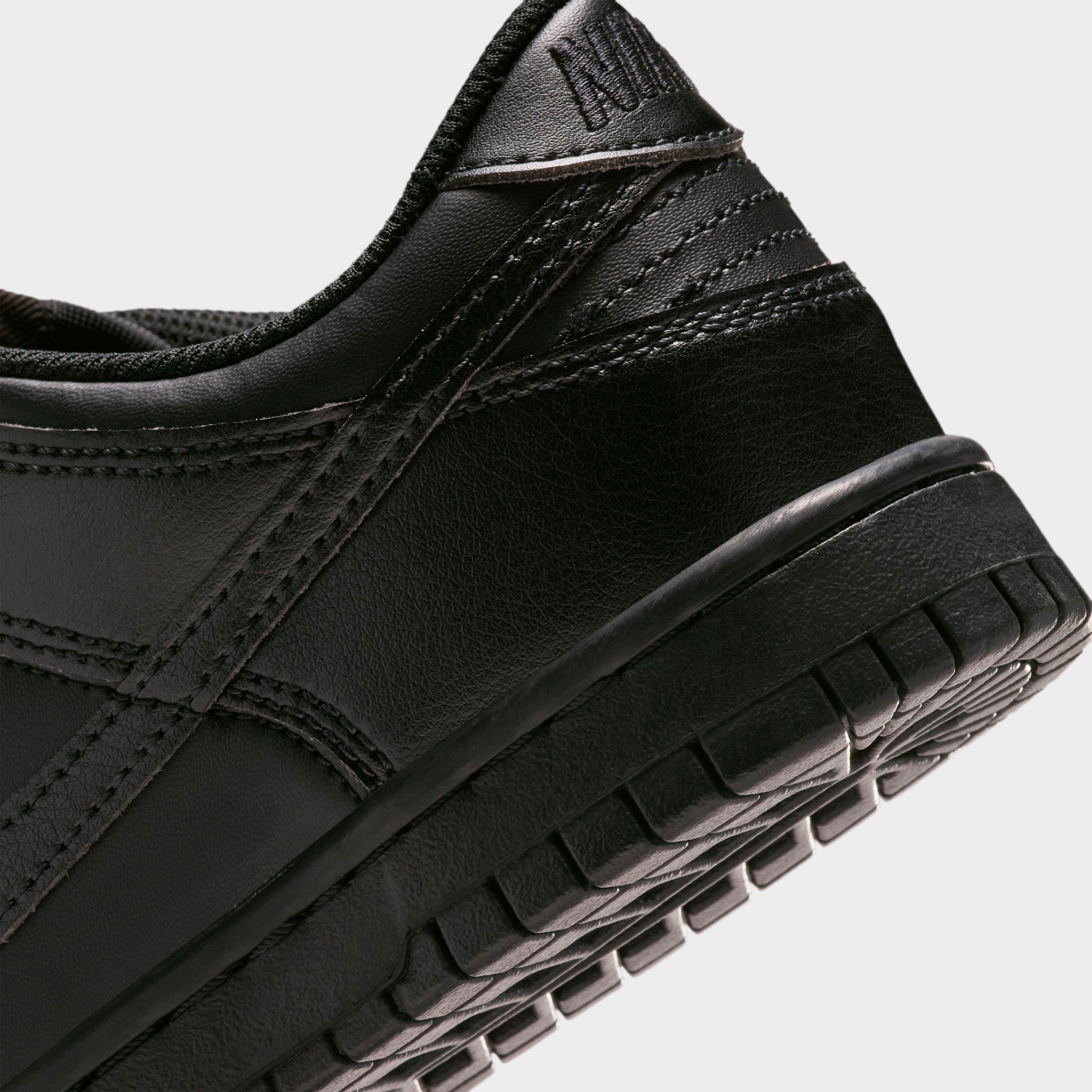 Big Kids' Nithtke Dunk Low Casual Shoes - Part 1 - Black - Detail shot