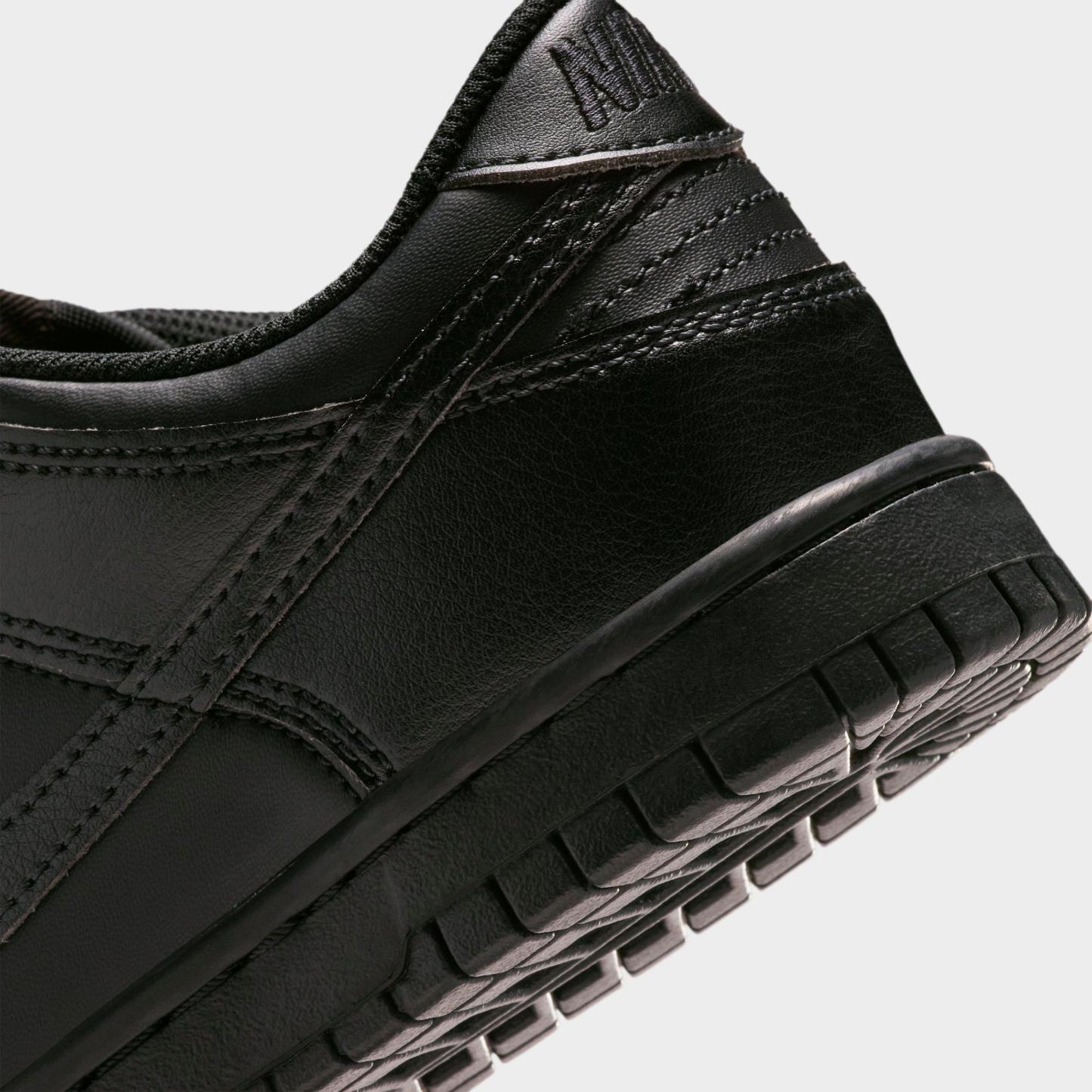Big Kids' Nithtke Dunk Low Casual Shoes - Part 1 - Black - Detail shot