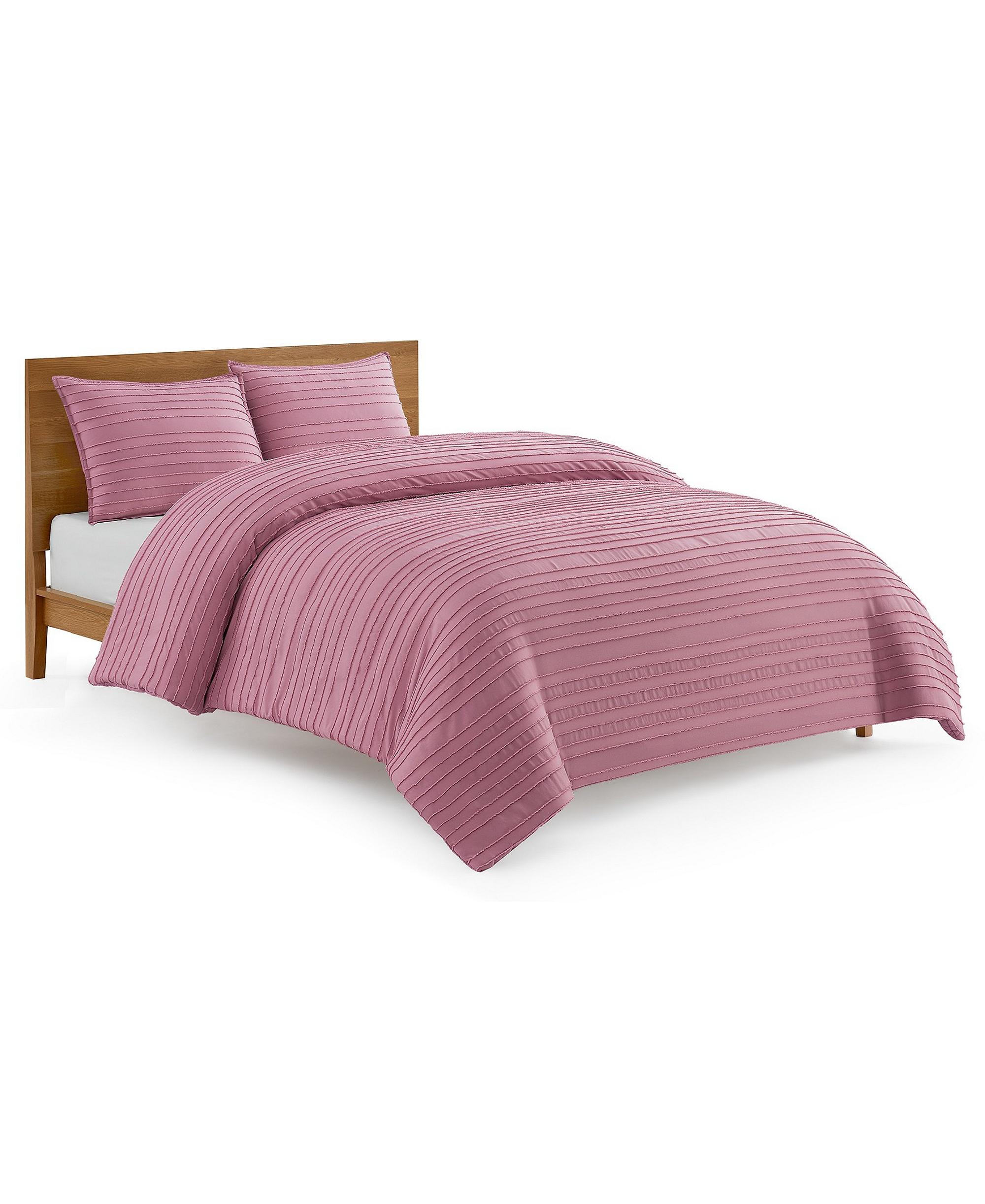 UGG® Devon Textured 2-Pc. Comforter Set, Twin/Twin XL - Dusty Orchid