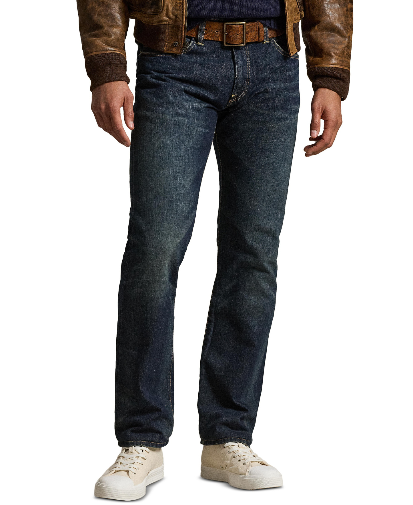 Polo Ralph Lauren Men's Hampton Relaxed Straight Jeans - Lightweight Morris Blue