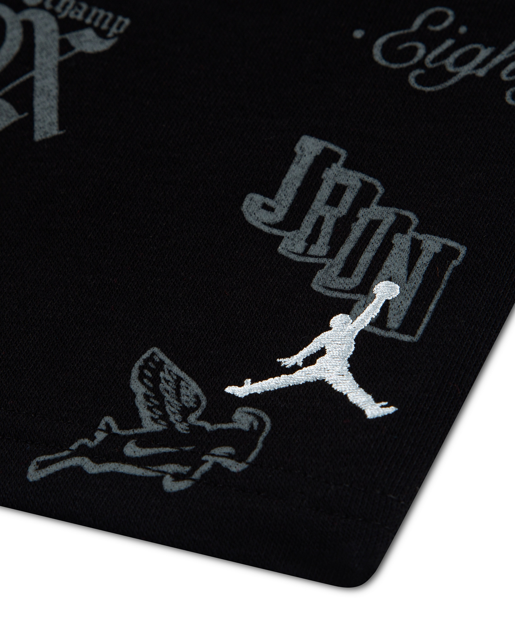 Jordan Boys' 4-7 Rookie Season T-Shirt and Shorts, 2-Piece Set - Black
