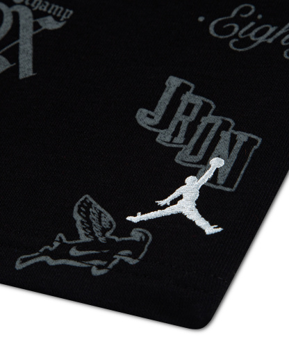 Jordan Boys' 4-7 Rookie Season T-Shirt and Shorts, 2-Piece Set - Black