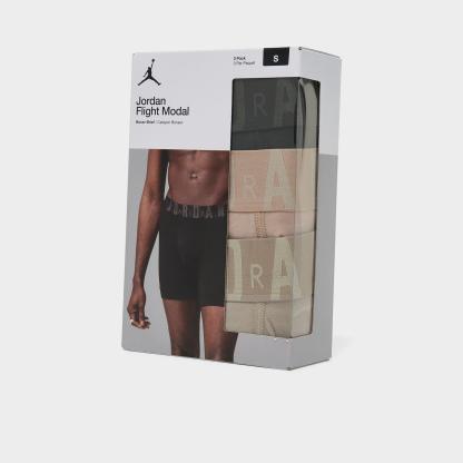 Men's Jordan Flight Modal Boxer Briefs (3-Pack) - Brown/Tan/Sail - view 4