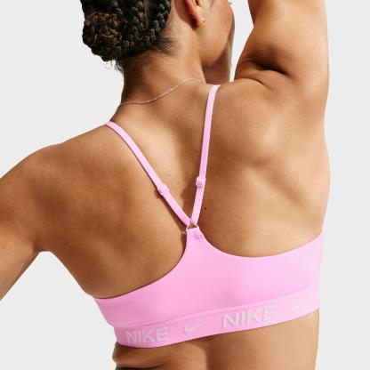 Women's Nithtke Dri-FIT Indy Light Support Padded Adjustable Sports Bra - Pink Rise