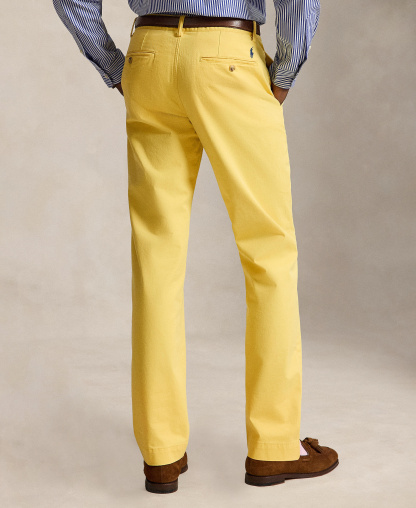 Polo Ralph Lauren Men's Straight-Fit Stretch Chino Pants - Collegiate Yellow