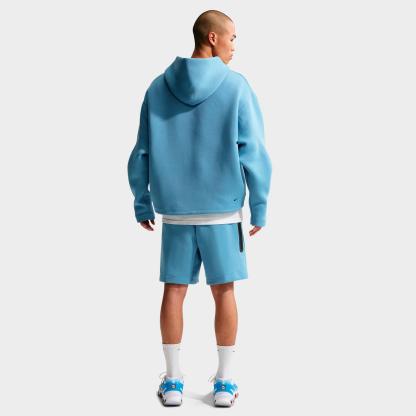 Men's Nike Tech Fleece Shorts - Work Blue/Black