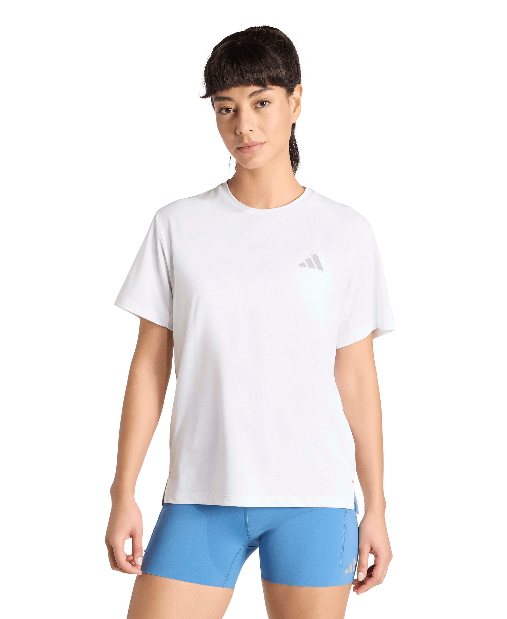 adidas Women's Crewneck Running T-Shirt - White
