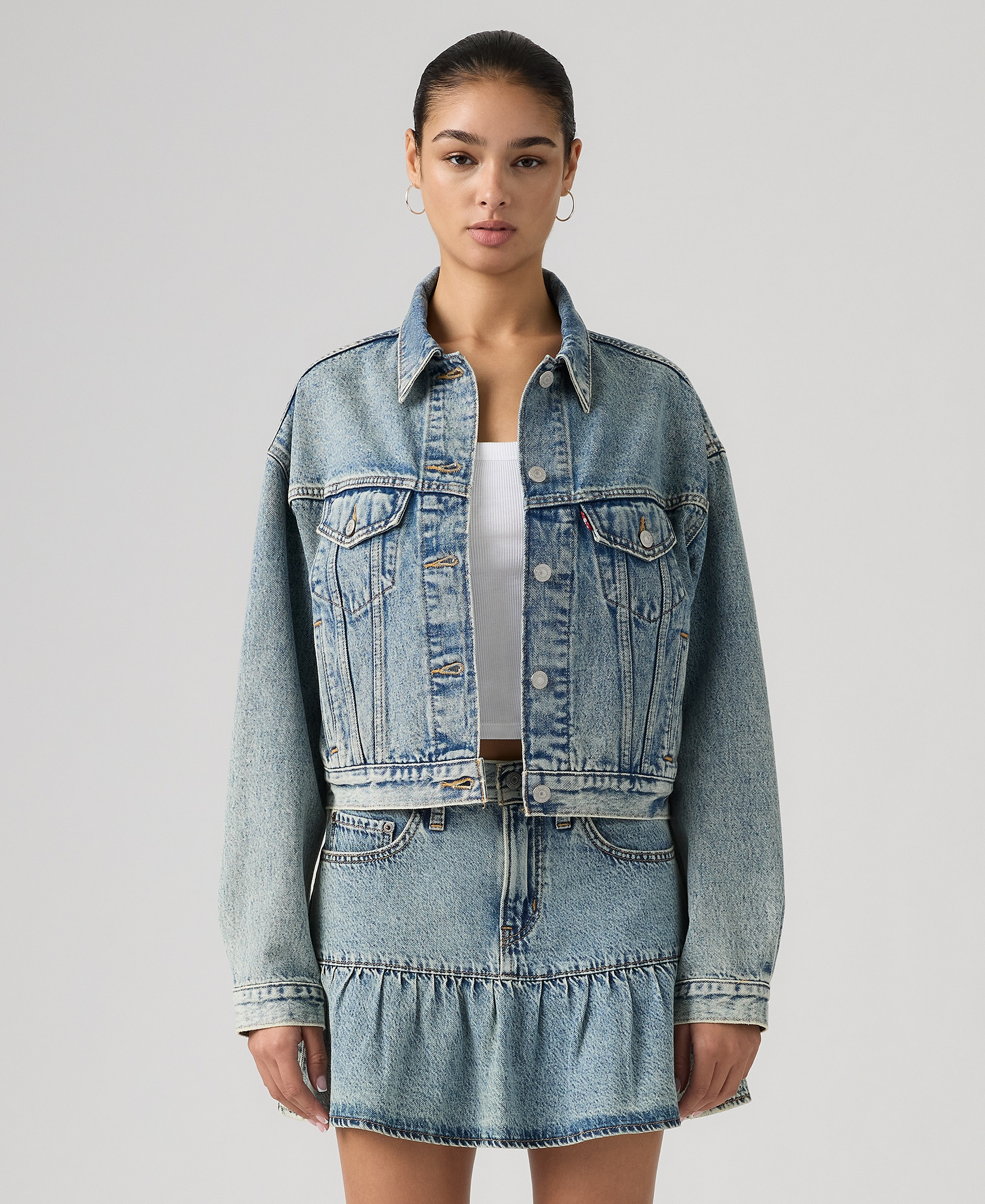 Levi's Women's Shrunken '90s Trucker Jacket - Todays Trip Trucker