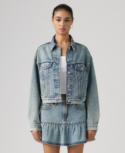 Levi's Women's Shrunken '90s Trucker Jacket - Todays Trip Trucker