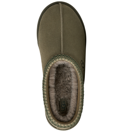 UGG® Men's Tasman II Round-Toe Slippers - Burnt Olive/Forest Night