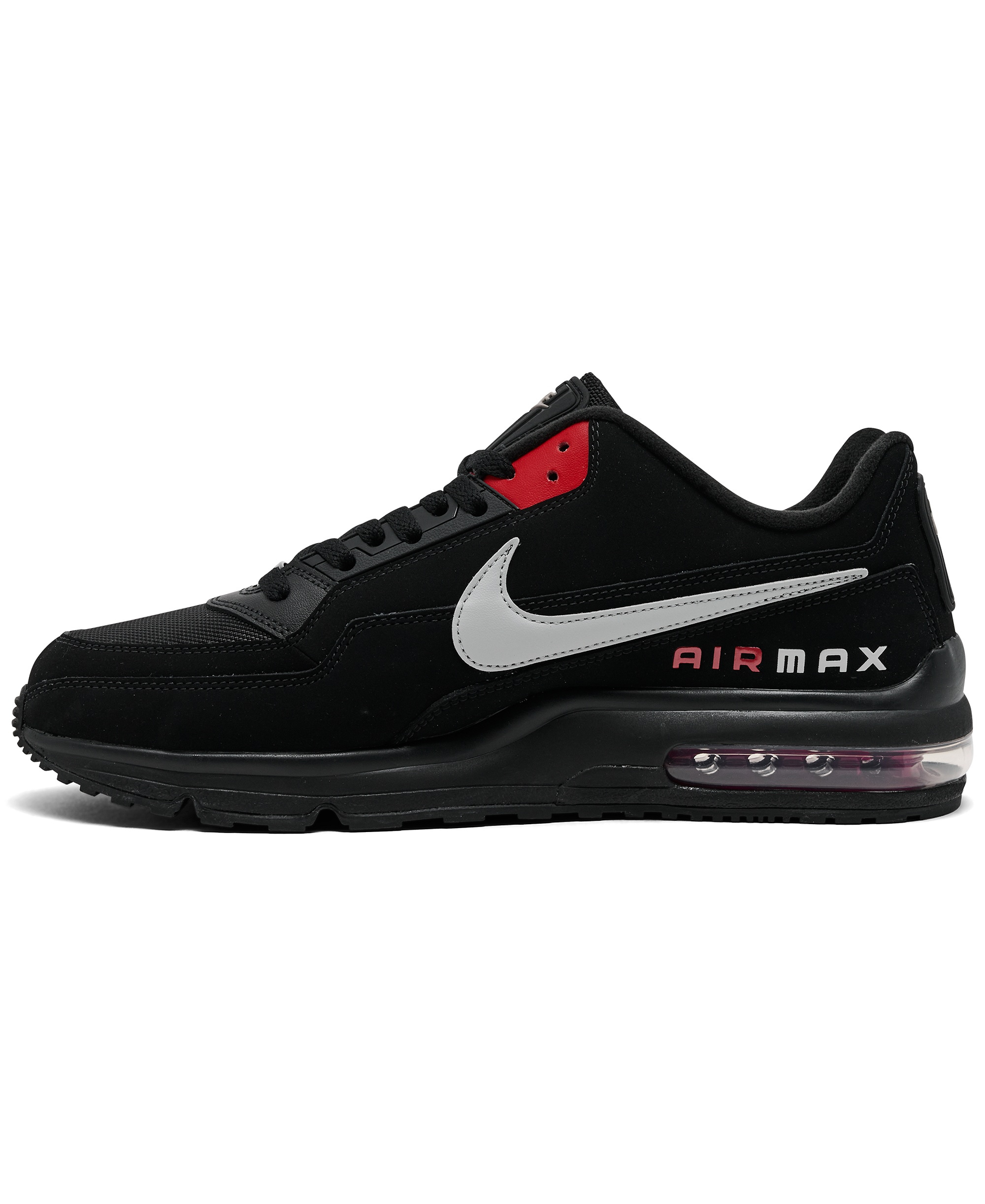 Men's Nike Air Max LTD 3 Casual Sneakers from Finish Line - Black,Smoke Grey,Red
