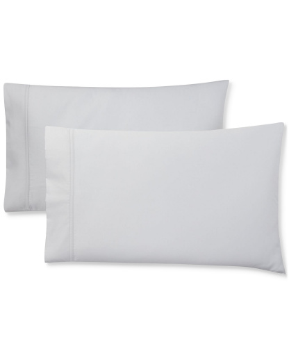 Lauren Ralph Lauren Spencer 475-Thread Count Cotton Sateen 4-Piece Sheet Set, Queen - Soft Grey