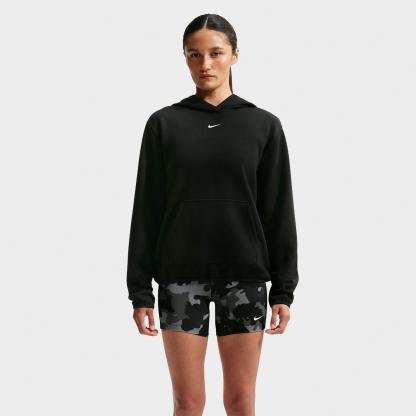 Women's Nithtke Studio Fleece Sport Dri-FIT Pullover Hoodie - Black/White